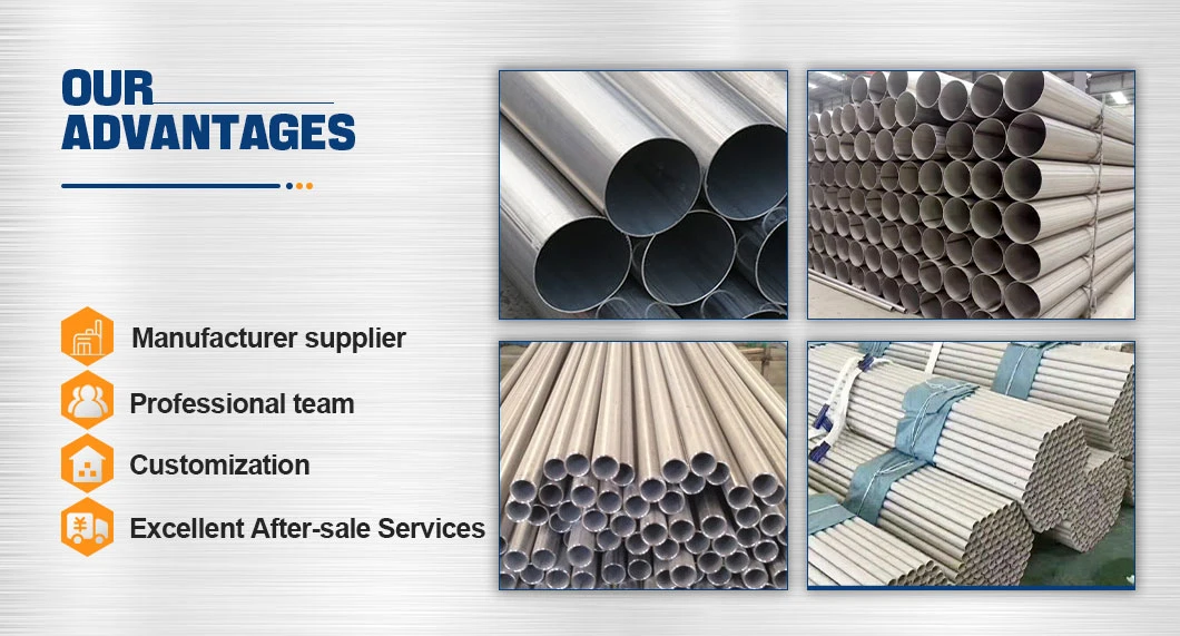 304 304L 316L 316 Tp316L Seamless Stainless Steel Pipe Tube