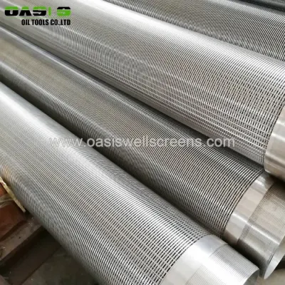 Stainless Steel Gravel Prepacked Wire Slot Screen for Drilling Filter