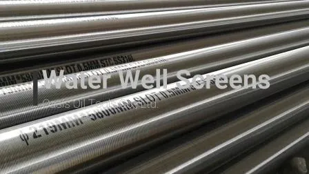 Stainless Steel 304L 316L Water Well Wire Wrapped Continuous Slot Strainer Screen