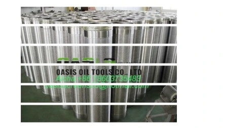 High Quality Stainless Steel Wedge Wire Wrapped V Shape Well Screen for Water or Oil Well