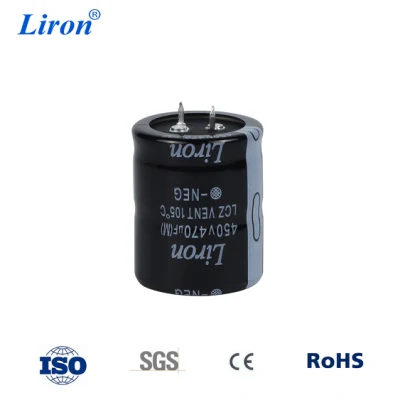 High Quality Industrial Capacitors 450V DC 470UF Capacitor High Pass Filter for China Factory